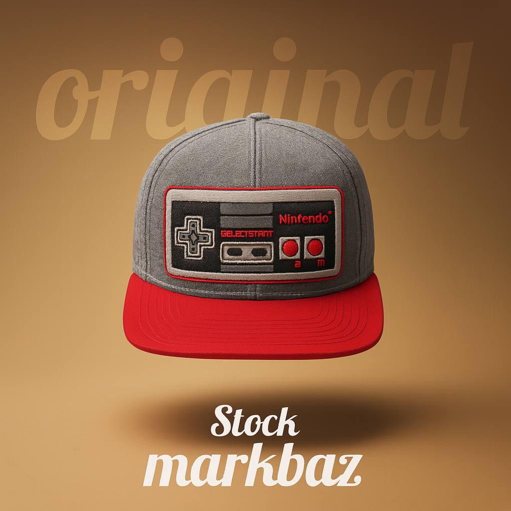 کلاه اسنپ‌بک اورجینال نینتندو با طراحی گیمینگ کلاسیک | مناسب استایل اسپرت و خاص