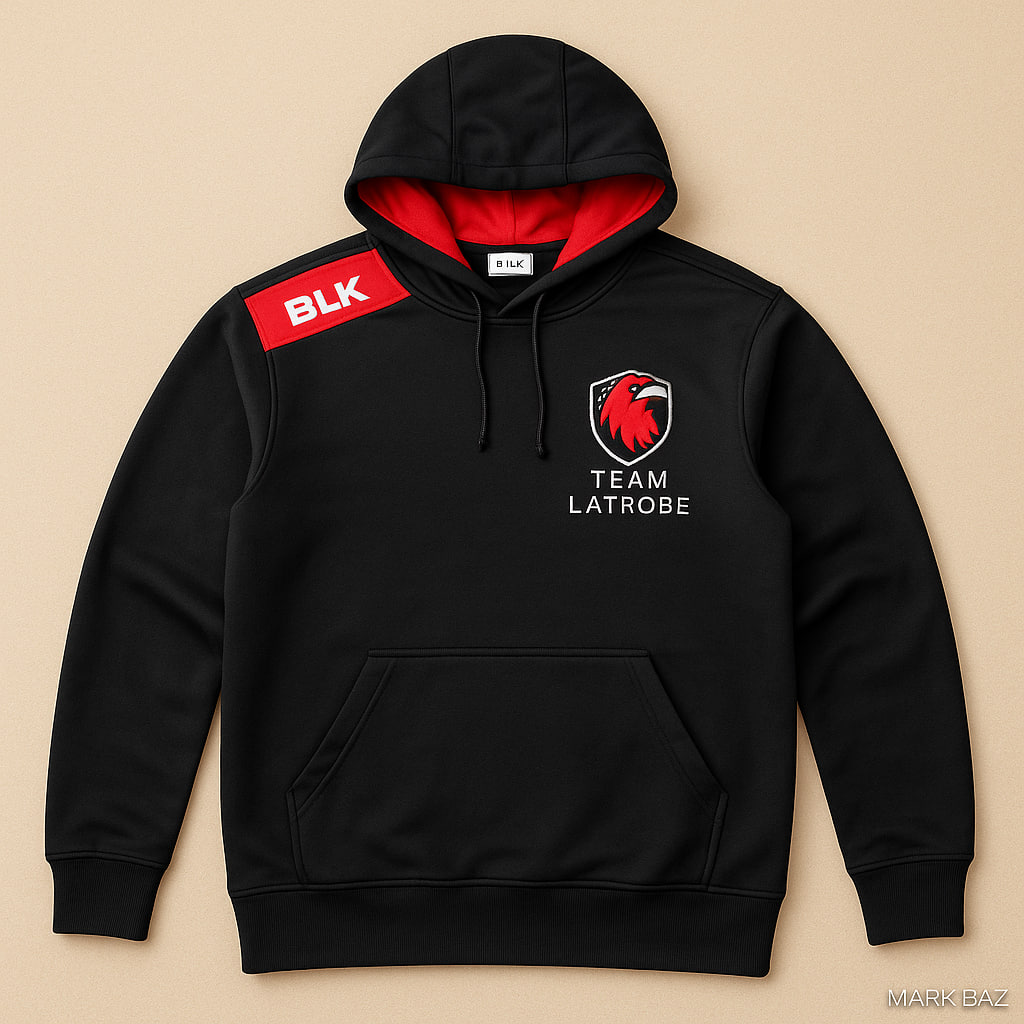 هودی اورجینال تیمی BLK مدل Team LaTrobe سایز 2XL