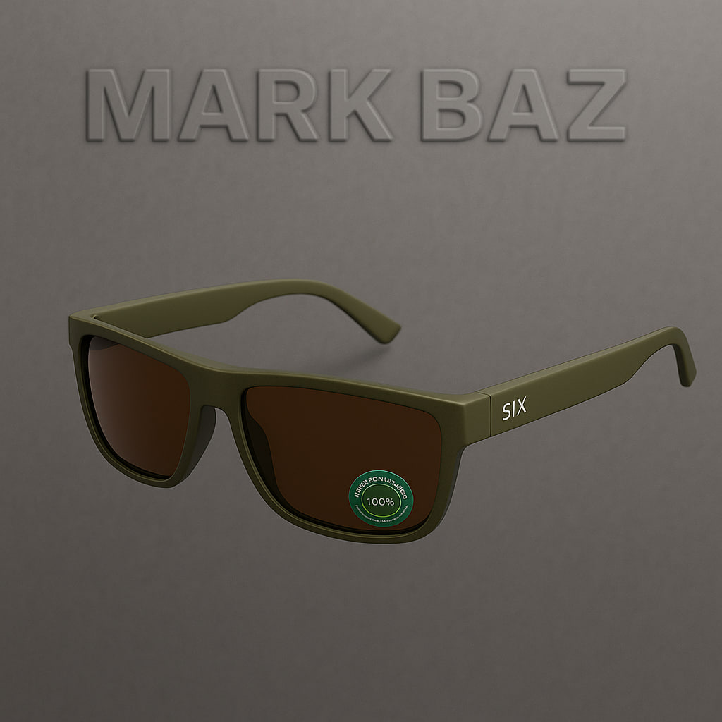 خرید عینک آفتابی اورجینال مردانه برند SIX مدل SL22 با محافظ UV400 و قیمت اقتصادی