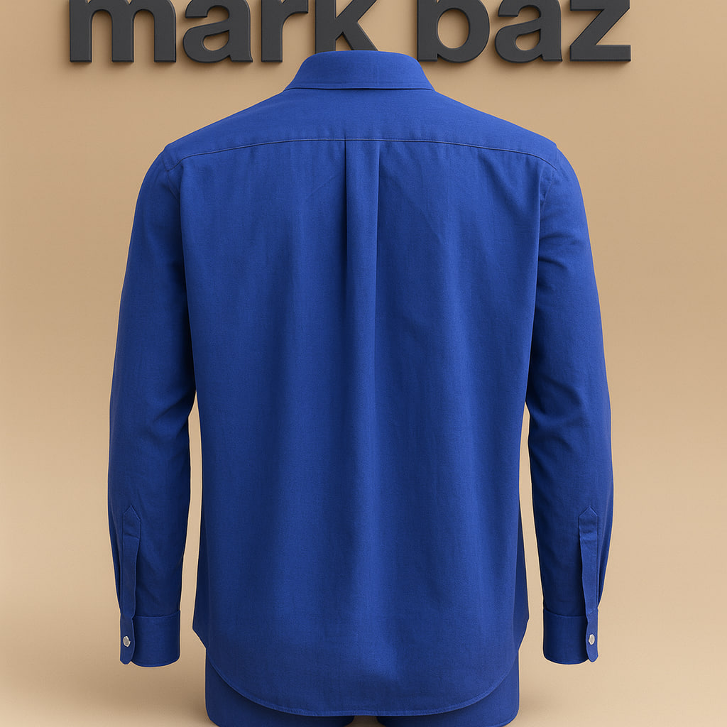 خرید پیراهن مردانه آستین بلند CHAPS  آمریکایی آبی سایز 2XL اورجینال استوک مارکباز