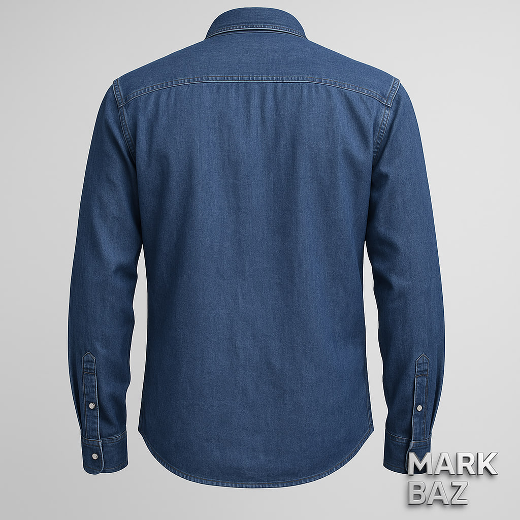 پیراهن جین مردانه مارک‌دار Timberland | خرید پیراهن جین آمریکایی اورجینال