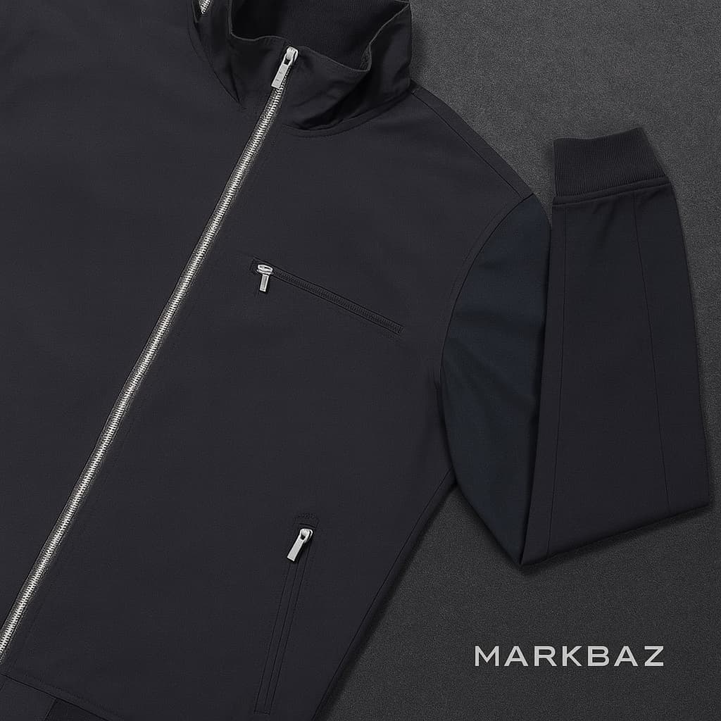 کت پاییزی مردانه زارا مشکی اورجینال (ZARA) ساخت بنگلادش – استوک