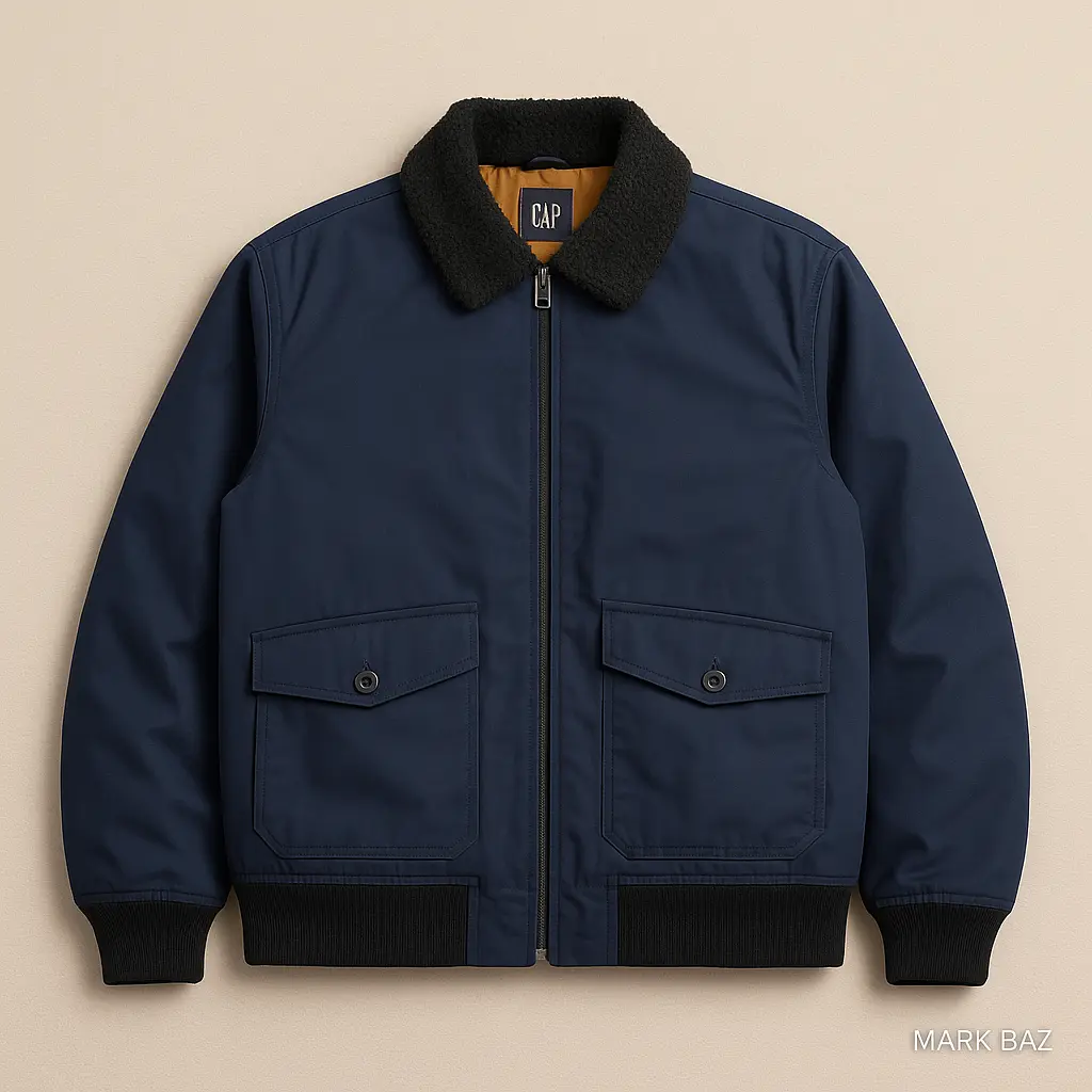 کاپشن خلبانی اورجینال GAP | معرفی و بررسی کاپشن اورجینال گرید کرم برند گپ