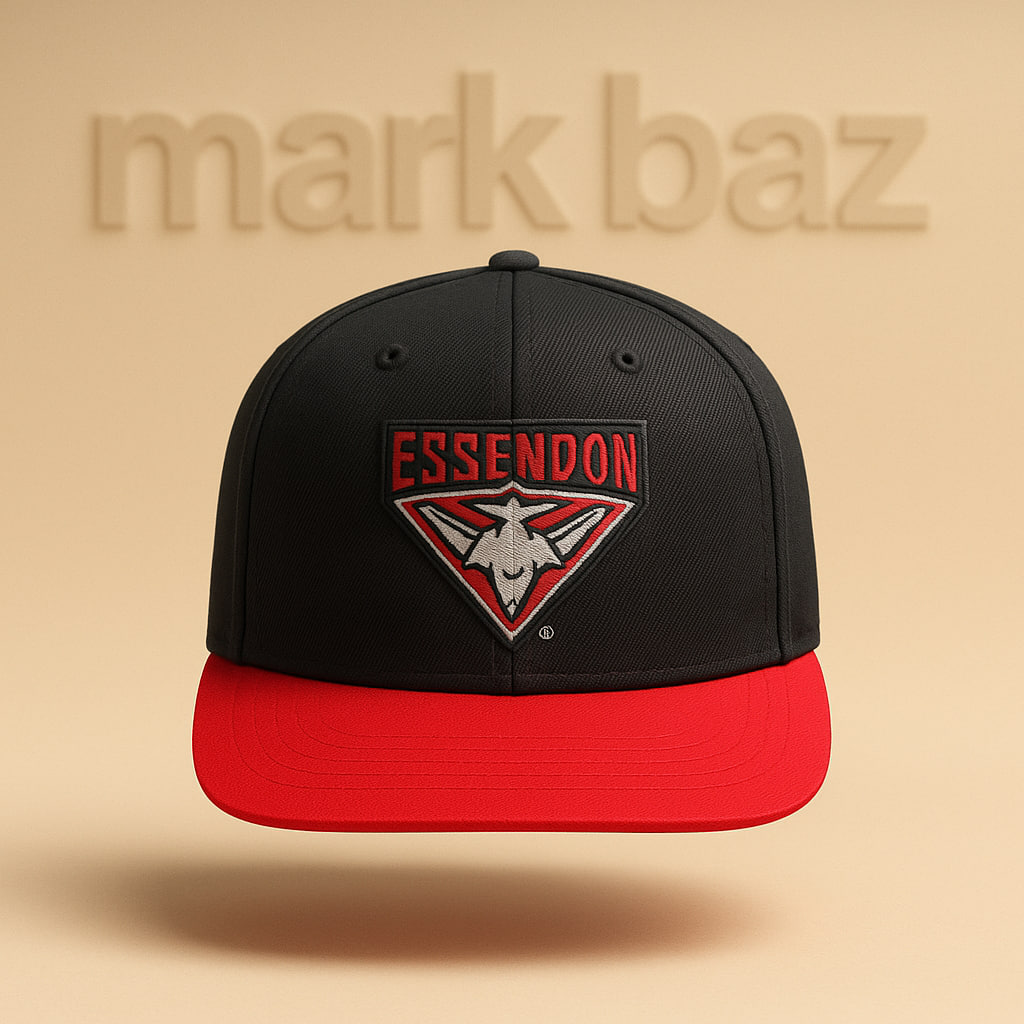 خرید کلاه اسنپ‌بک اورجینال ISC مشکی/قرمز (اسمال، بند قابل‌تنظیم)