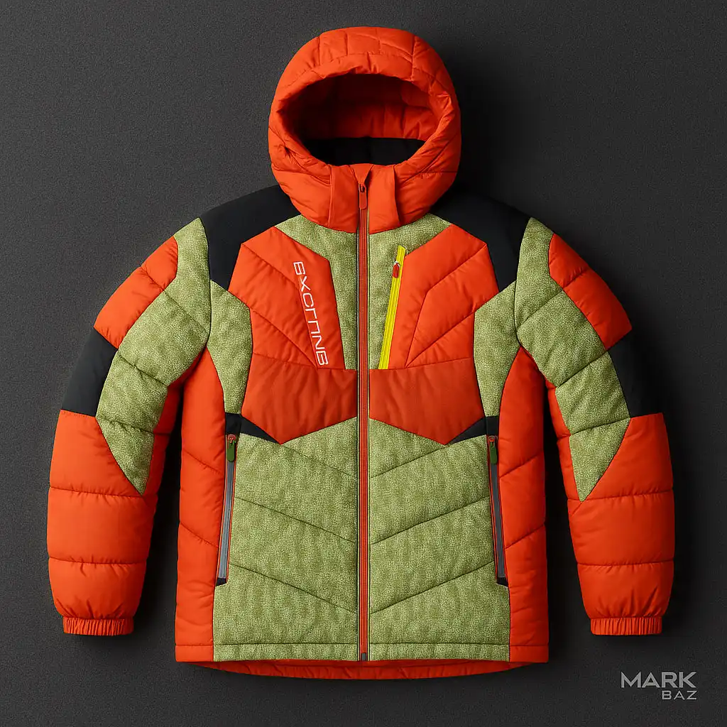 کاپشن کوهنوردی پف‌دار مردانه اورجینال لارج (EXOTING)