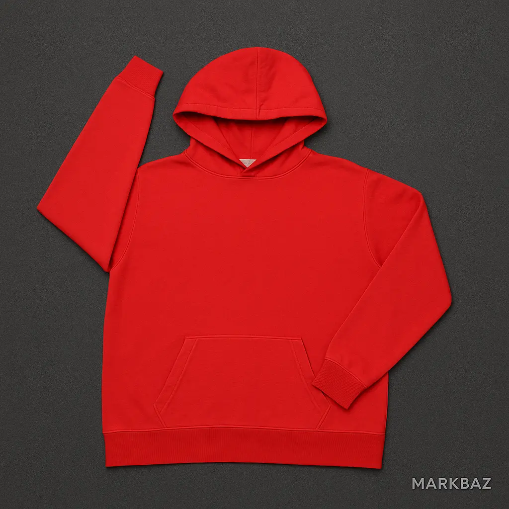 هودی قرمز مردانه اورجینال Primark سایز لارج