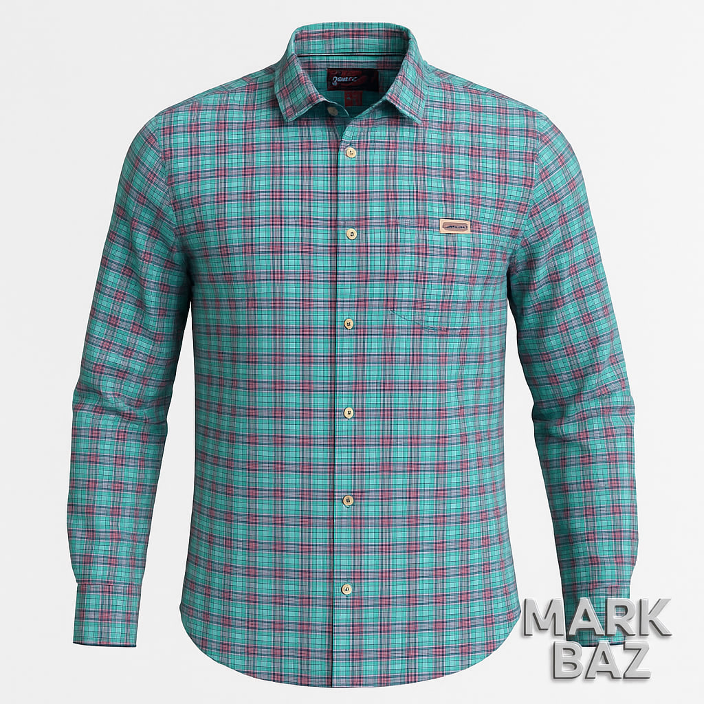 خرید پیراهن مردانه چهارخانه پولو POLO اصل | آستین بلند کتان 100٪ اورجینال ساخت هند با ضمانت اصالت – سایز لارج (L) تک‌سایز و خاص