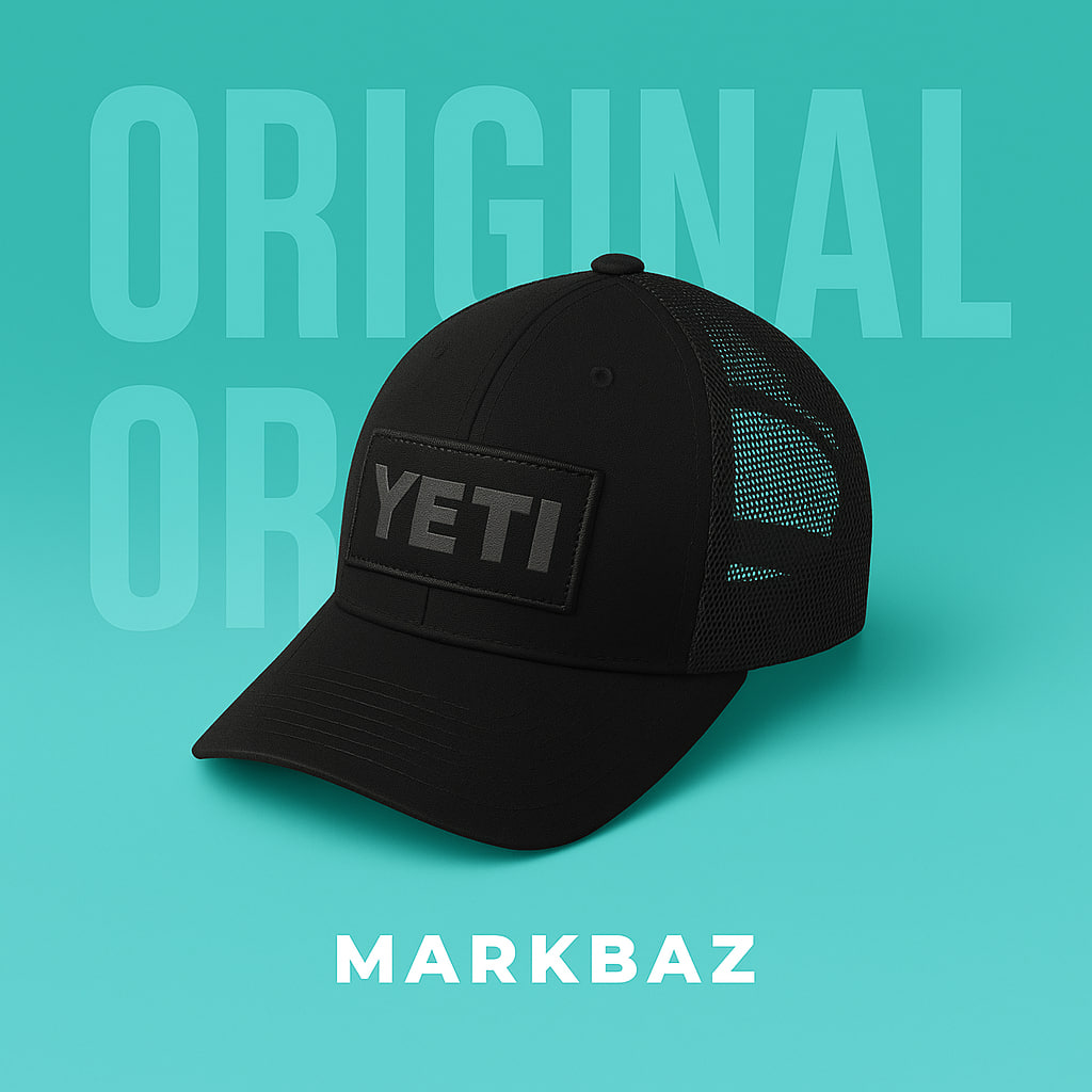 کلاه کپ استوک اورجینال از برند yeti آمریا