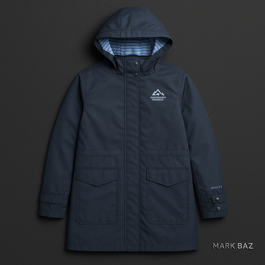 کت (بارانی) ضدآب اورجینال Renoir مردانه و زنانه سایز M و( L ) با زیپ YKK