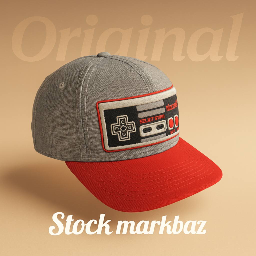 کلاه اسنپ‌بک اورجینال نینتندو با طراحی گیمینگ کلاسیک | مناسب استایل اسپرت و خاص