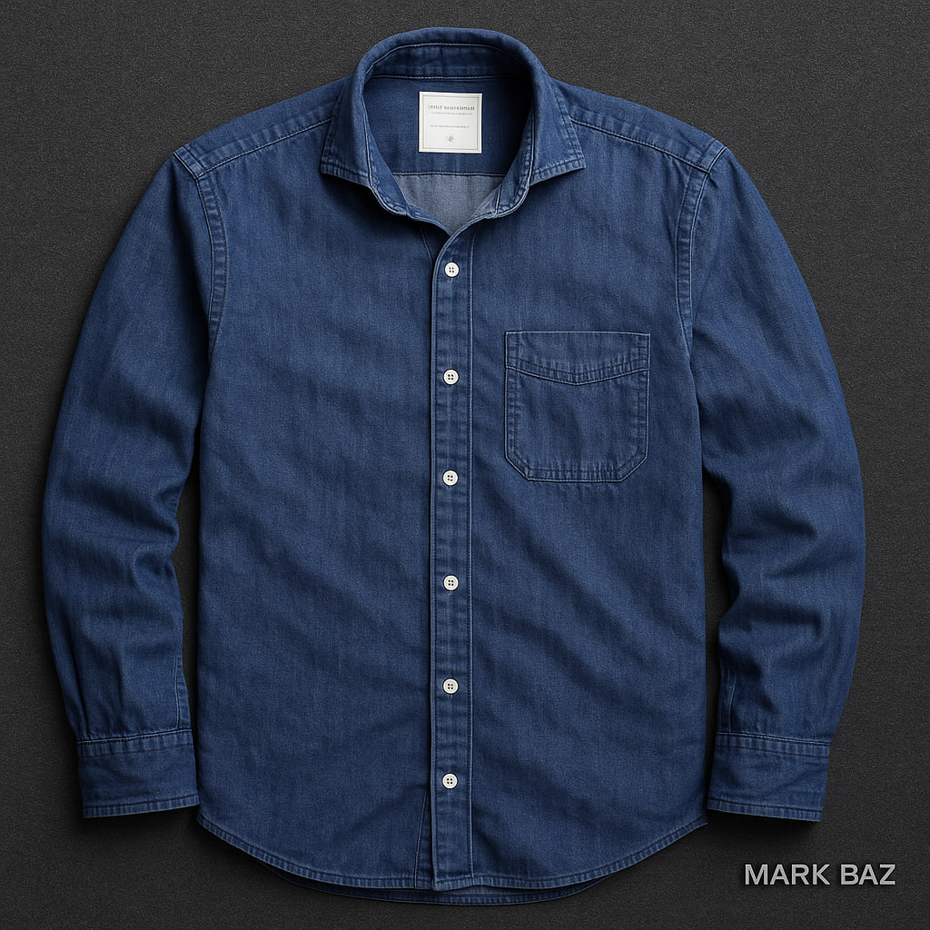 پیراهن جین مردانه SACOOR one اسلیم فیت