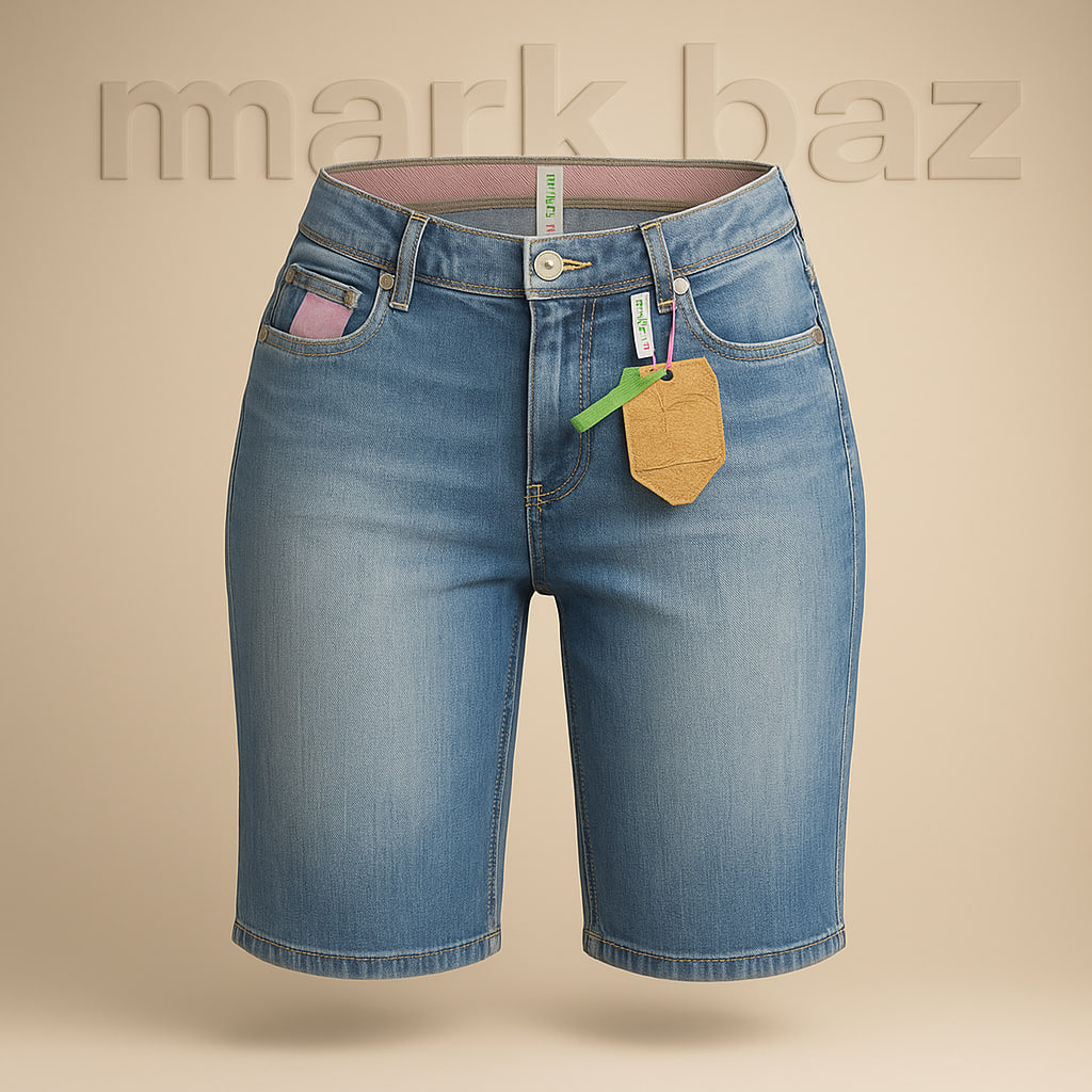 شلوارک جین زنانه اورجینال برند DENIM Co (Primark) سایز 36 ساخت ترکیه – استوک مارک باز