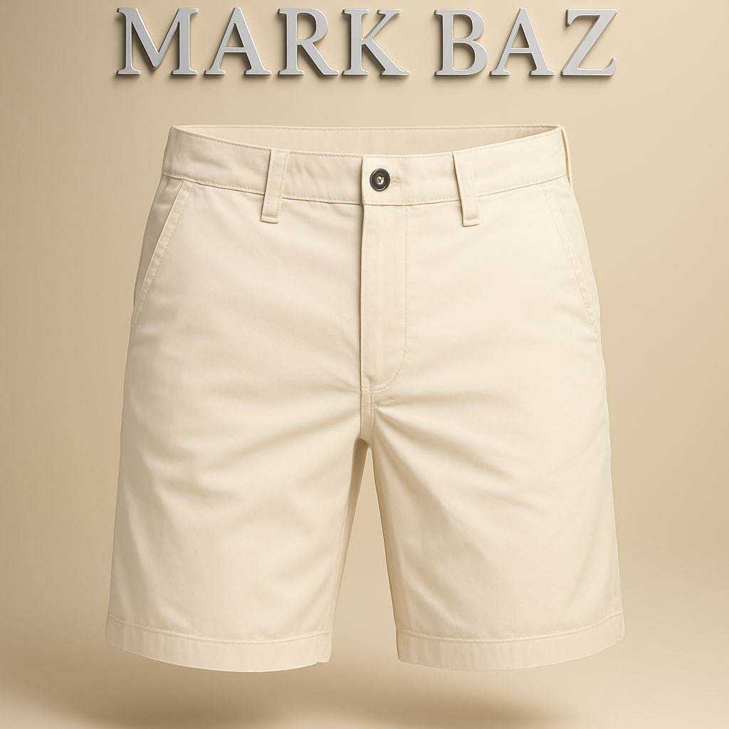 شلوارک کتان مردانه شیری و کرم Cotton Traders انگلیسی  اورجینال سایز 32 ساخت بنگلادش | مناسب کوهنوردی و طبیعت‌گردی