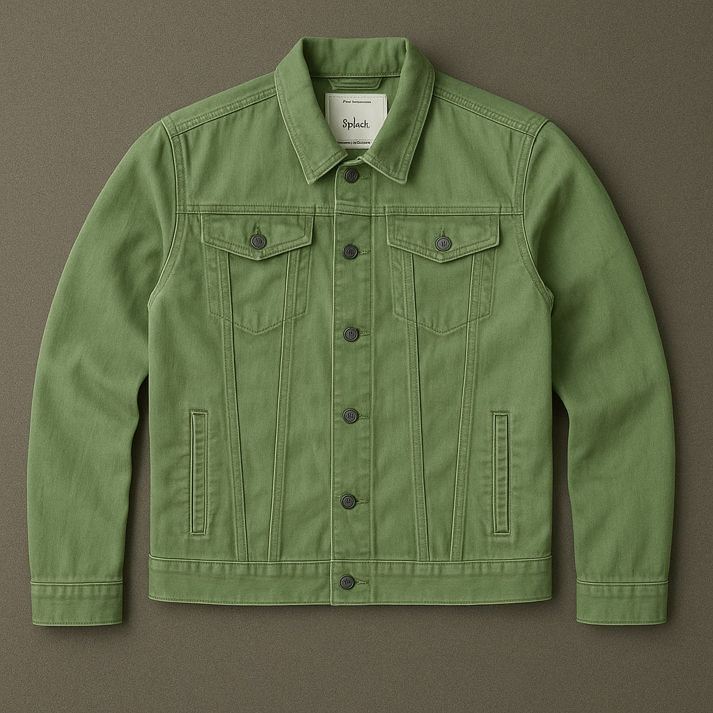 کت جین سبز Splash اورجینال بچه گانه | استوک مارکباز