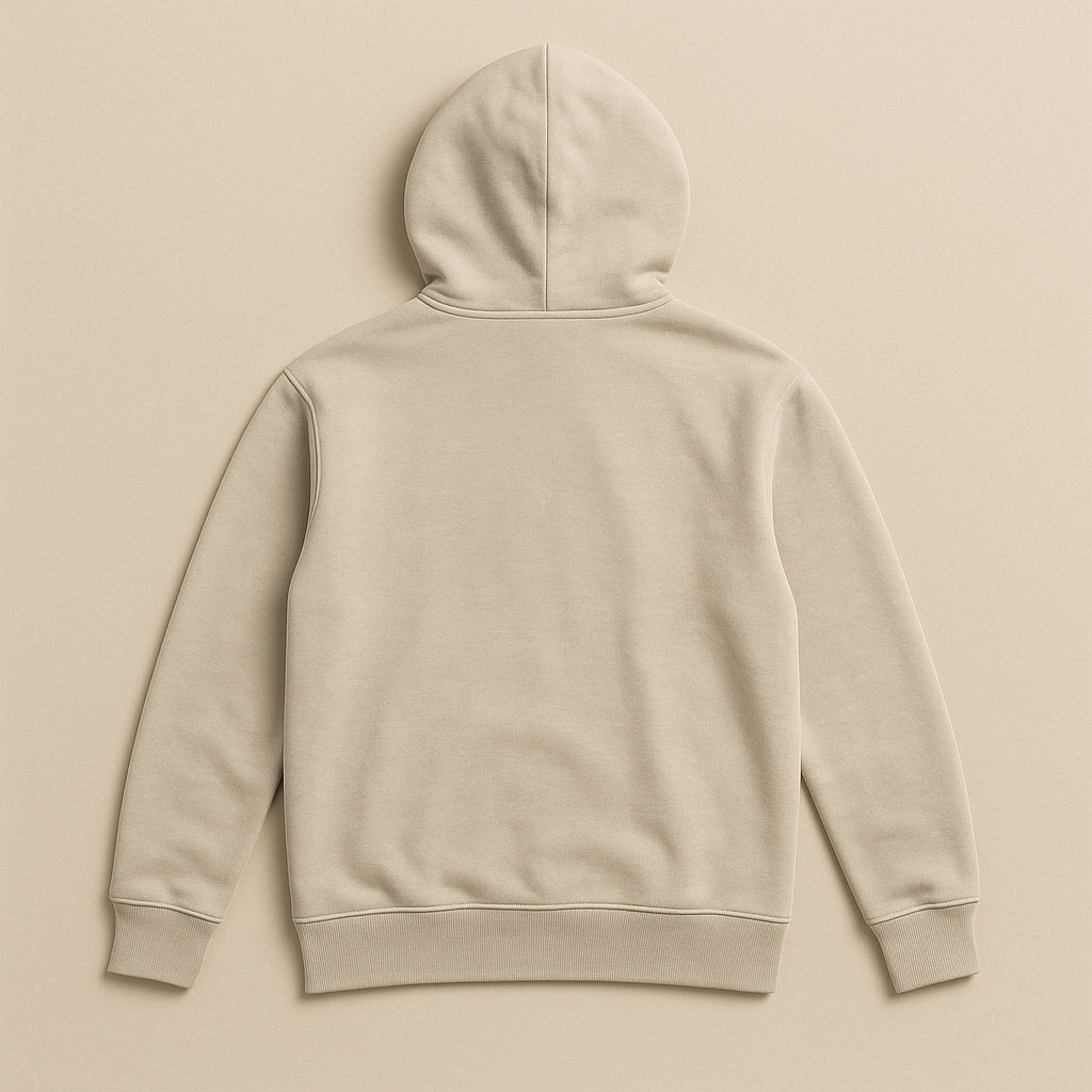 هودی کرم اورجینال Satisfied مردانه سایز لارج | H&M خاص