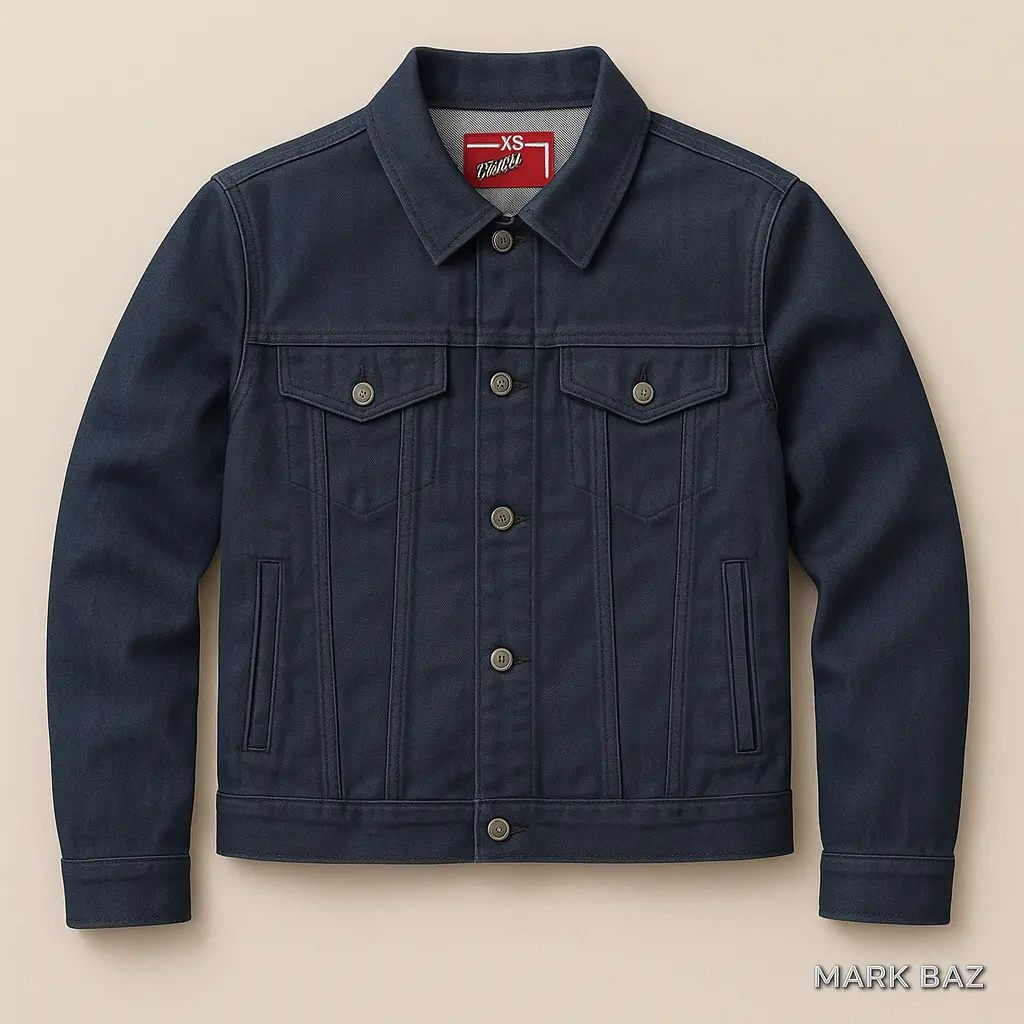 کت جین اورجینال تاپ‌من XS ایندیگو تیره (100٪ پنبه)