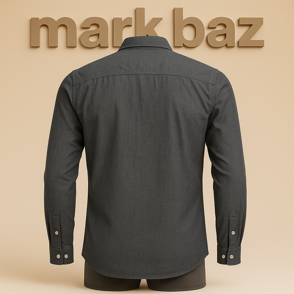 پیراهن نخی جک اند جونز(Jack & Jones) دانمارک مدل کژوال طوسی تیره با پارچه 97٪ کتان (ساخت بنگلادش)