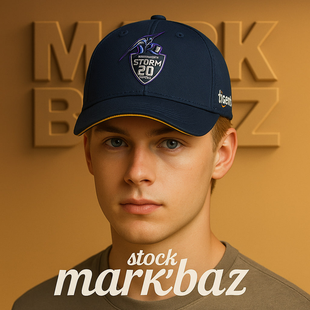 خرید کلاه  بیسبالی اورجینال ISC | کلاه کپ Melbourne Storm با گسایز لارج