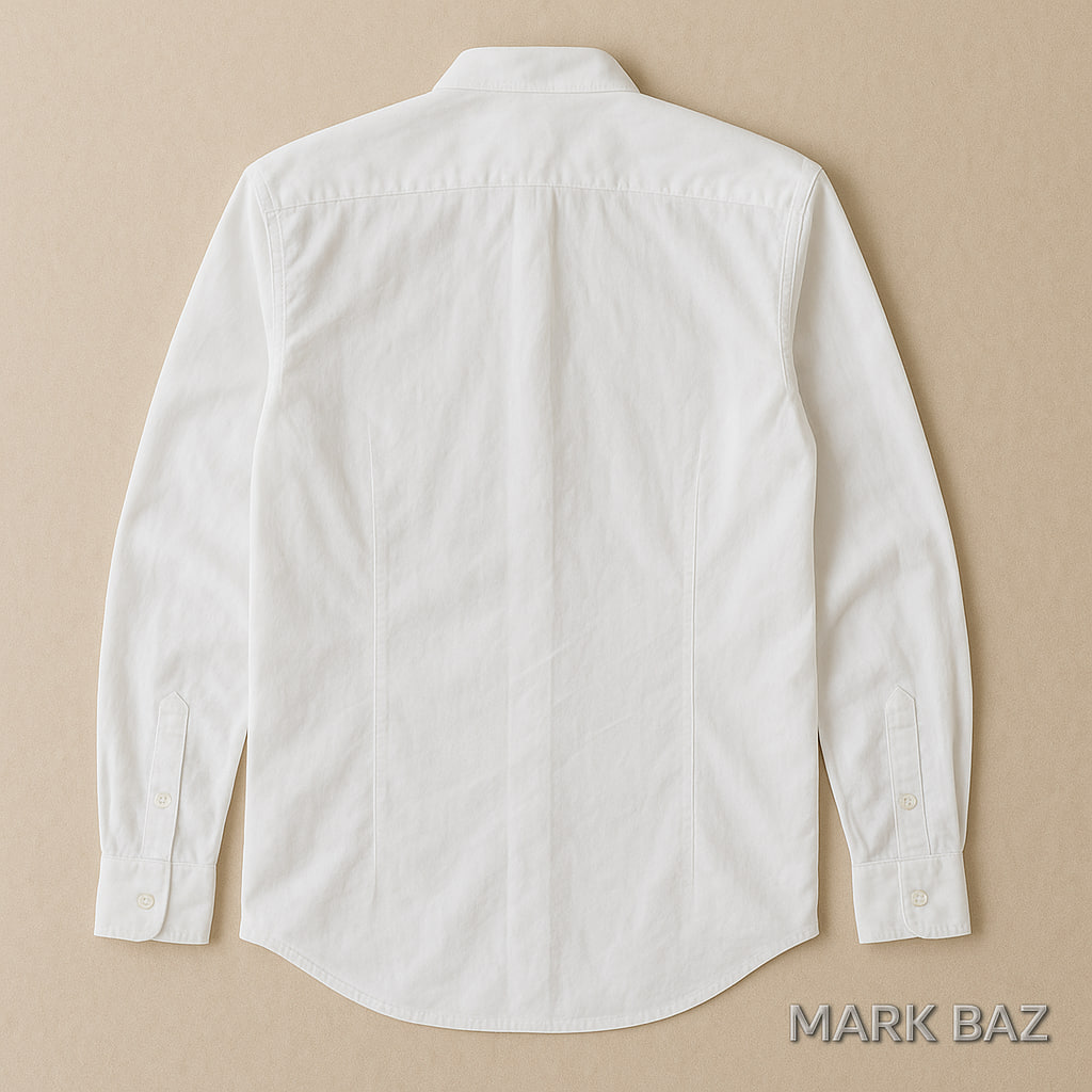 پیراهن سفید مردانه H&M اورجینال مدل کلاسیک