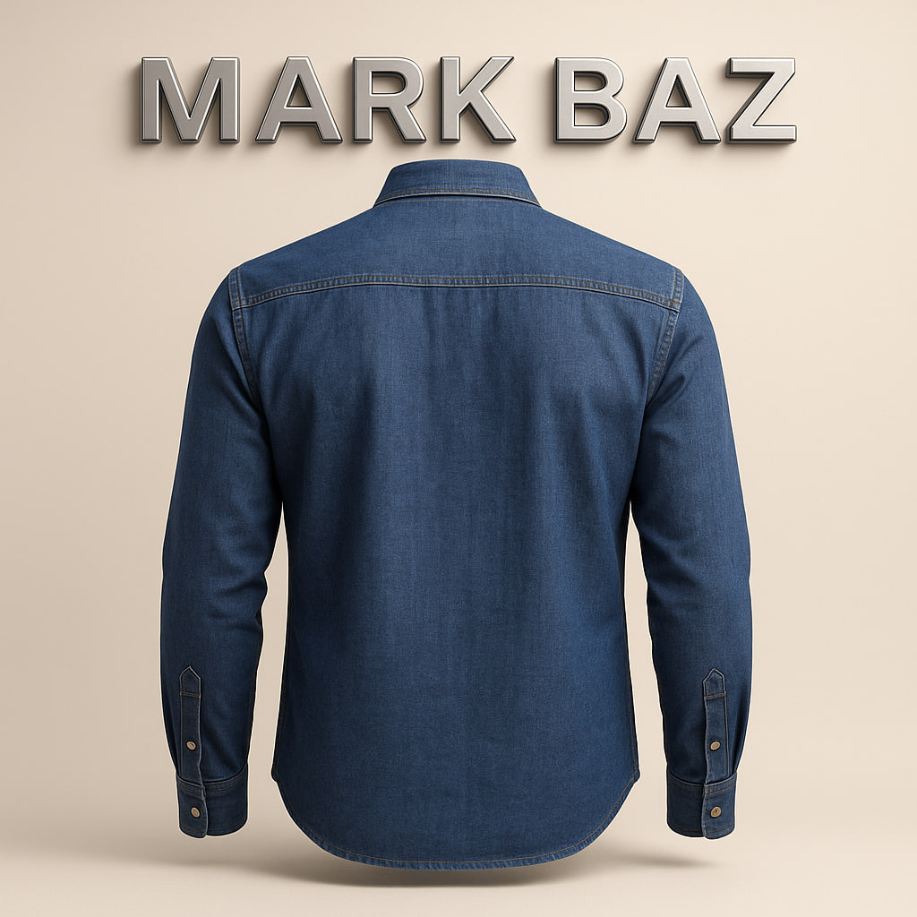 پیراهن جین اورجینال مردانه Trendyol Man آبی XL — ساخت ترکیه، اورجینال، موجودی تک‌عدد